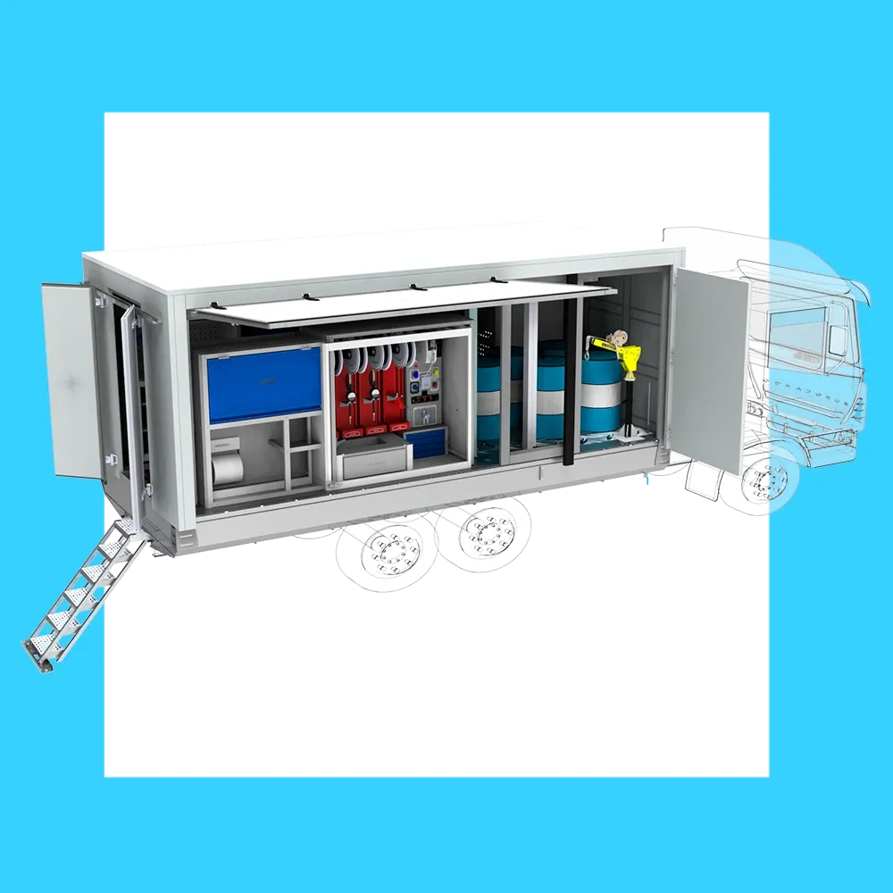 CARROCERÍA MAS EQUIPAMIENTO PARA LUBRICACION MÓVIL CON TANQUE CISTERNA 4500 LITROS | 01-007-007