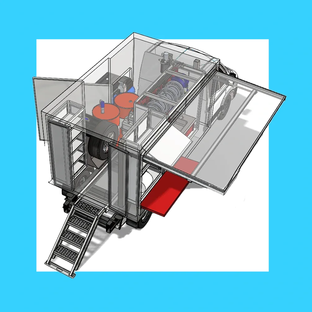 CARROCERÍA MAS EQUIPAMIENTO PARA LUBRICACIÓN Y GOMERÍA MÓVIL SOBRE CAMIÓN