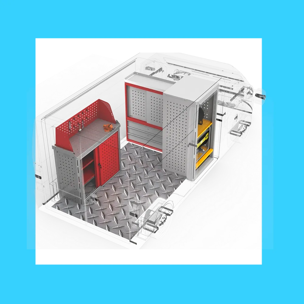 EQUIPAMIENTO TALLER SOBRE FURGÓN