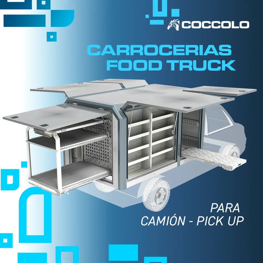 CARROCERÍA FOOD TRUCK – CAMION – PICK UP | 02-032-005